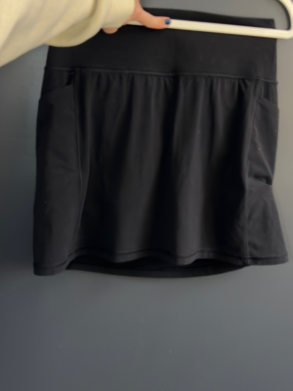 Athleta Black Performance Skort with Built-In Shorts